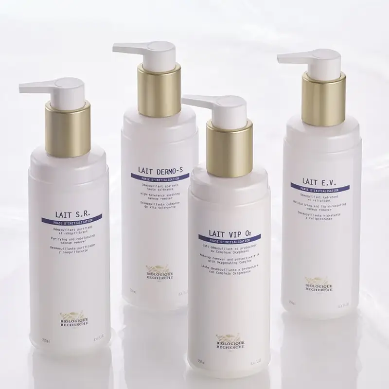 laits démaquillants BR - phase d'initiation: nettoyage et soin ciblé