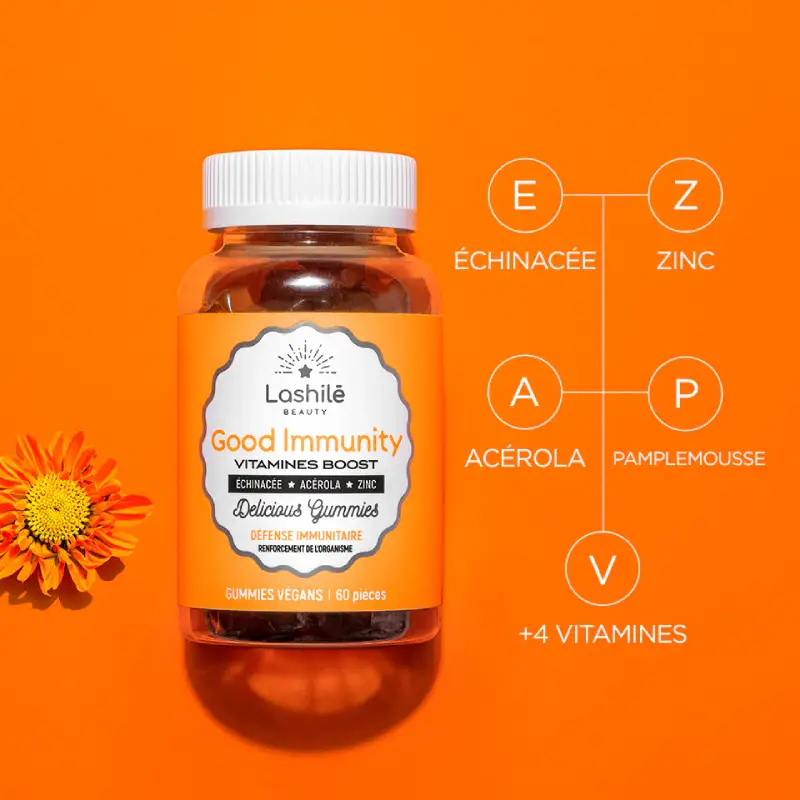Lashilé Good Immunity actifs anti allergies