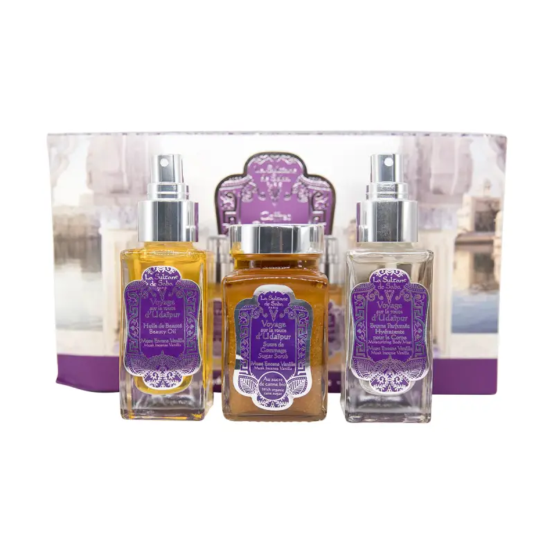 Coffret Voyage sur la Route d'Udaïpur - musc, encens, vanille