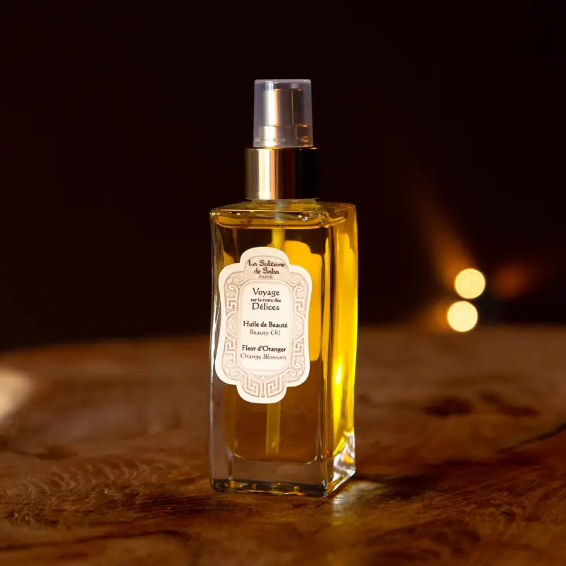 Huile corps sur la route des délices - fleurs d'oranger - Sultane de Saba – Image 2