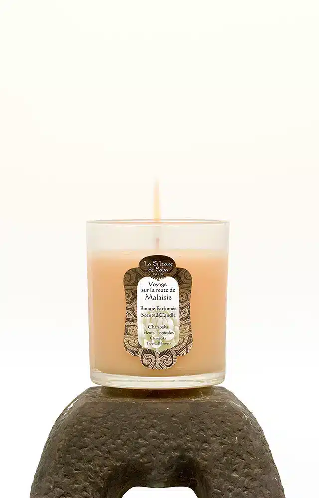 Bougie Senteur Jasmin Fleurs Tropicale