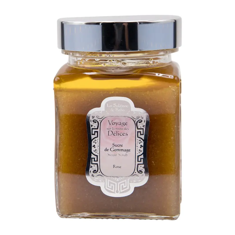Sucre de Gommage - gommage corps à la rose