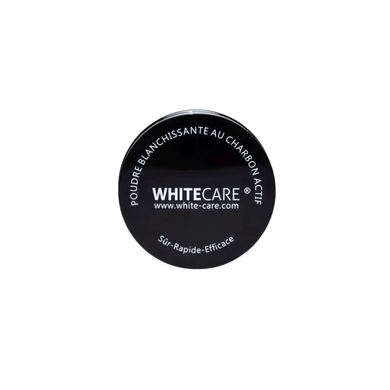 Whitecare poudre charbon WHITECARE pour blanchiment dentaire