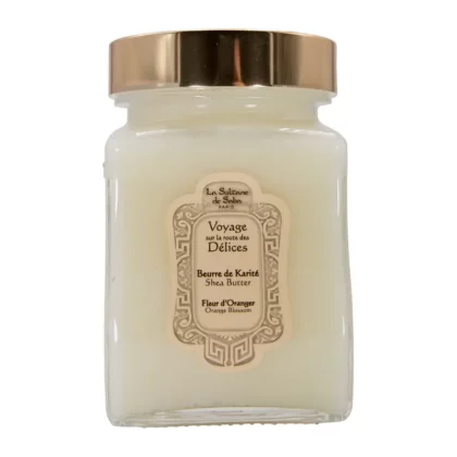Beurre de karité sur la route des délices fleur d'oranger