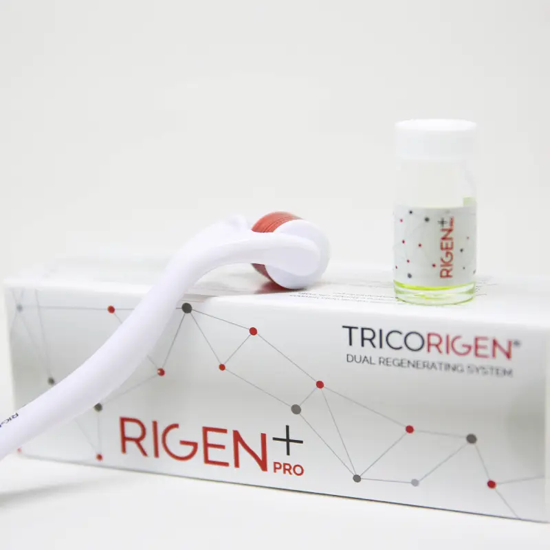 Sérum Tricorigen - RIGEN+ PRO + microneedling anti chute de cheveux