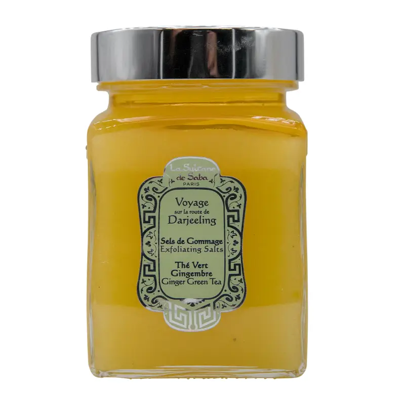 Sels de Gommage Corps thé vert et gingembre – sultane de saba