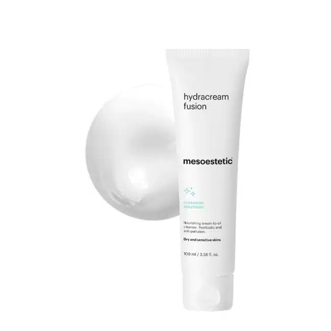 Hydracream Fusion Mesoestetic tube et texture crème-huile